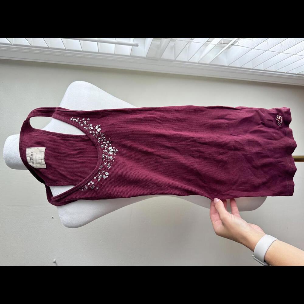 Hollister Women's Sleeveless Tank Top with Embellishments size small